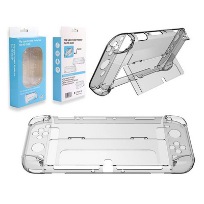 Factory Supply Crystal Protective Case For Nintendo Switch Oled Transparent Hard Case Cover For Switch Oled Console Accessories