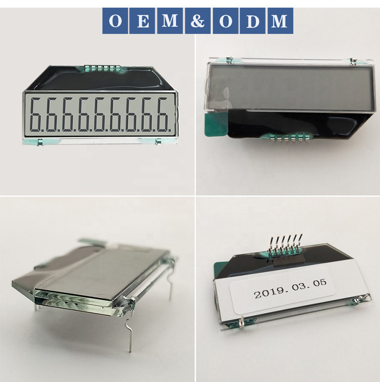 lcd manufacturer TN HTN STN VATN  3 4 5 6 7 8 9 10 11 12  Digit Monochrome  Seven segment 7segment custom htn lcd display