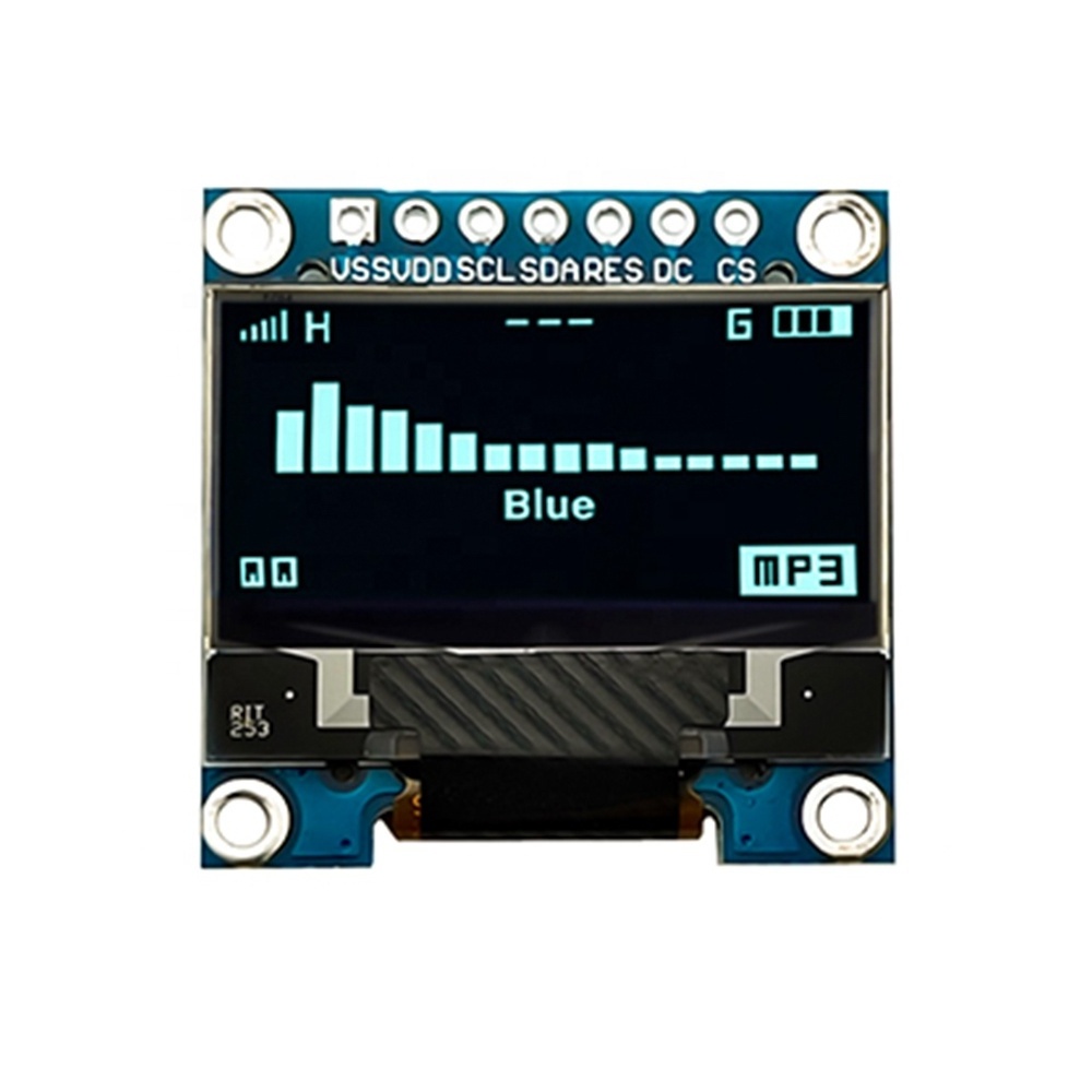 7 Pins SPI Interface 0.96 Inch OLED Display White/Blue SSD1306 128*64 128X64 OLED Module with Board