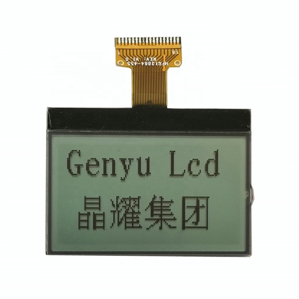 Custom Cog Lcd Display 1.94 Inch Mono Micro Graphic Lcd Module St7567 Ic 18Pin Fpc Parallel Interface128X64 Graphic Lcd