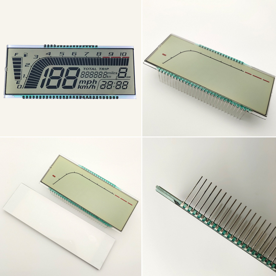 lcd manufacturer TN HTN STN VATN  3 4 5 6 7 8 9 10 11 12  Digit Monochrome  Seven segment 7segment custom htn lcd display