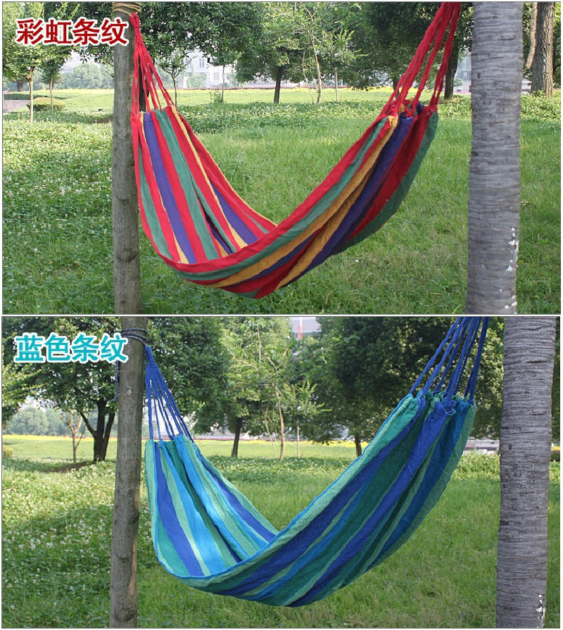 Wholesale 2022 New Outdoor bed Camping Hanging Folding Knit Hammock