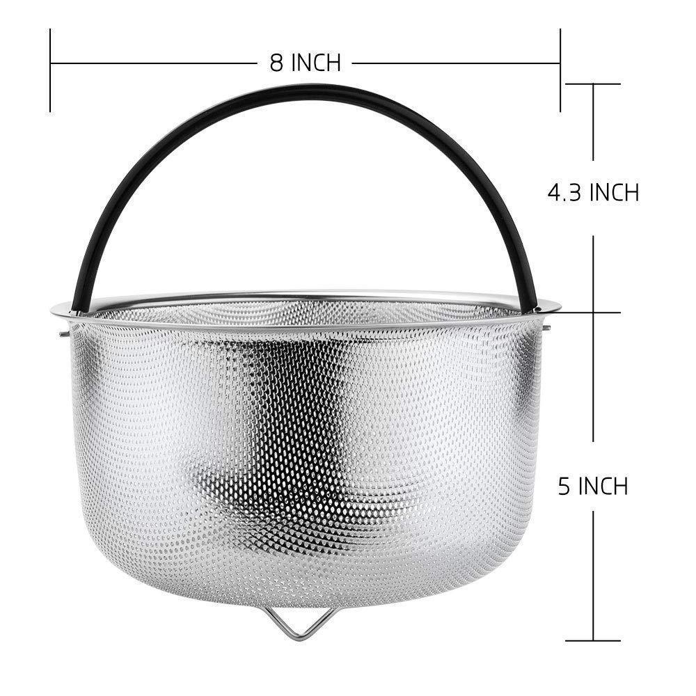 Hot Selling OEM 304 stainless steel food steamer basket prssure Cooker Steam Basket