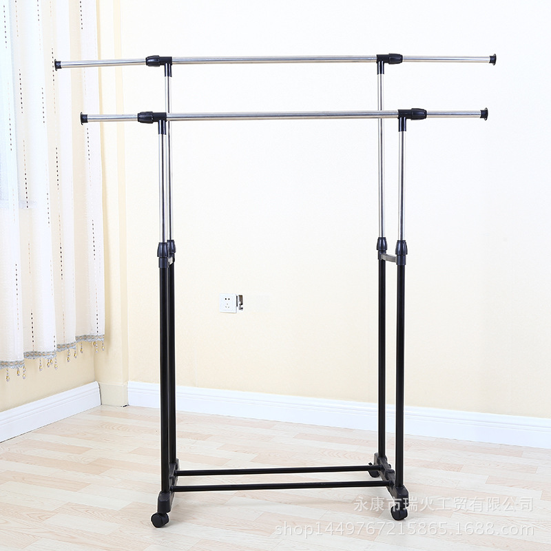 Heavy duty Portable Folding Hanging stand clothing Garment Shops Laundry Clothes Hanger Drying Rack