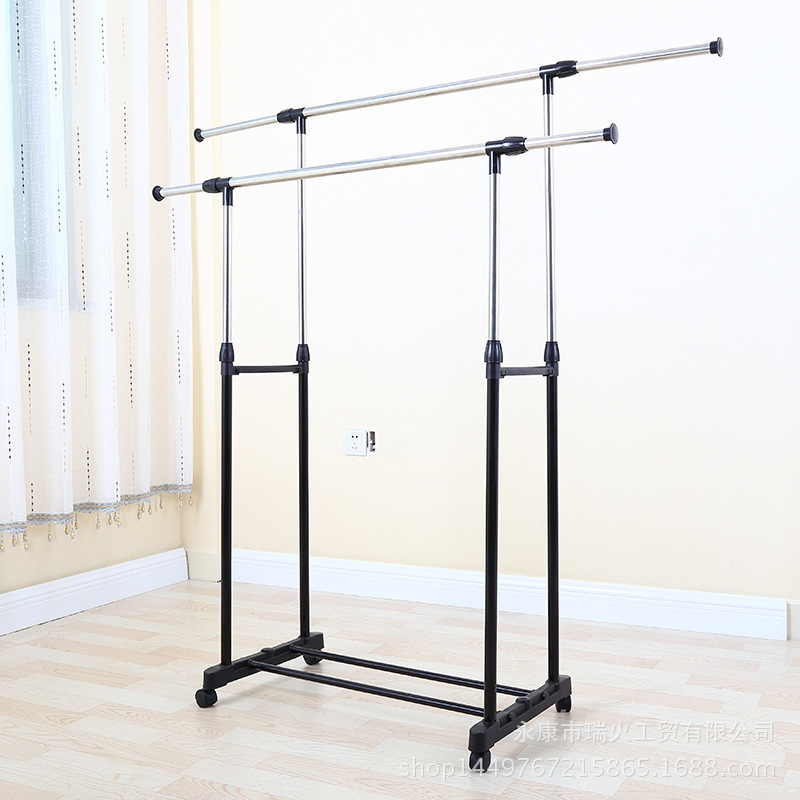 Heavy duty Portable Folding Hanging stand clothing Garment Shops Laundry Clothes Hanger Drying Rack