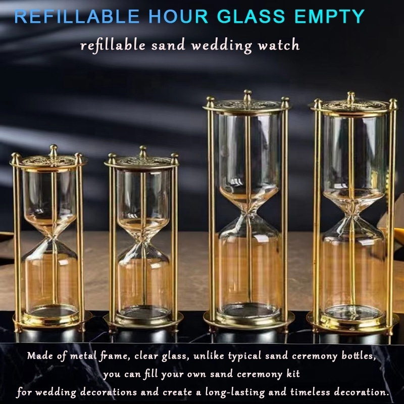 Vintage Brass Sand Clock Stand Unique Engraving sand timer hourglass sand timer 60 minutes for Home, Desk, Office Decoration