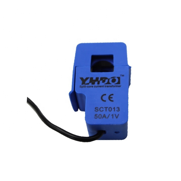 SCT013 Current sensor 50A/1V switching current clamp transformer