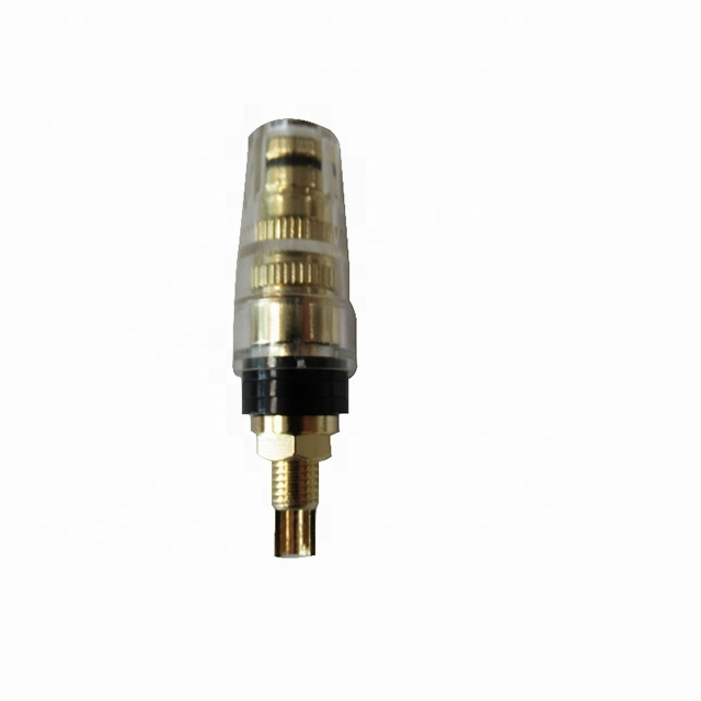 Speaker Terminal Binding Post Connector Gold-plated Banana Plug Binding Post Black