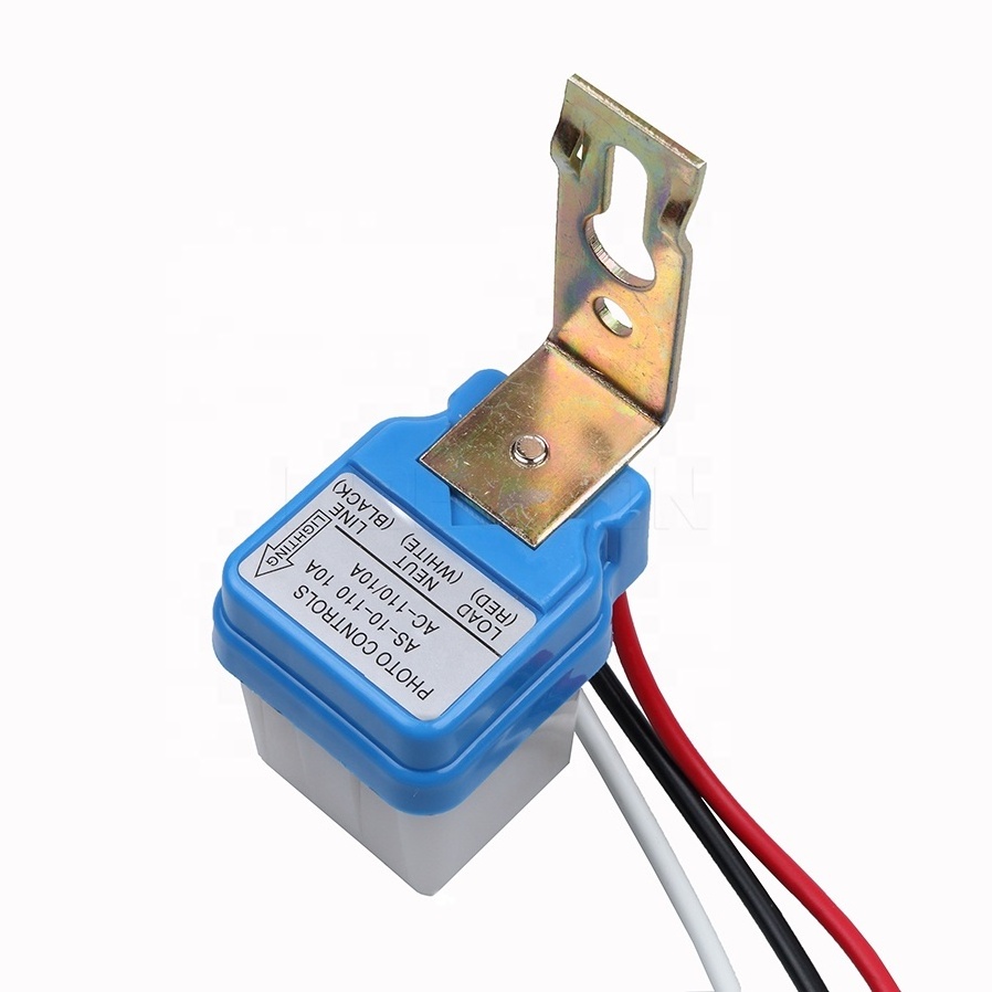 Photoelectric  sensor switch 220V 50-60Hz 10A automatic switch Photoelectric tube street lamp switch sensor