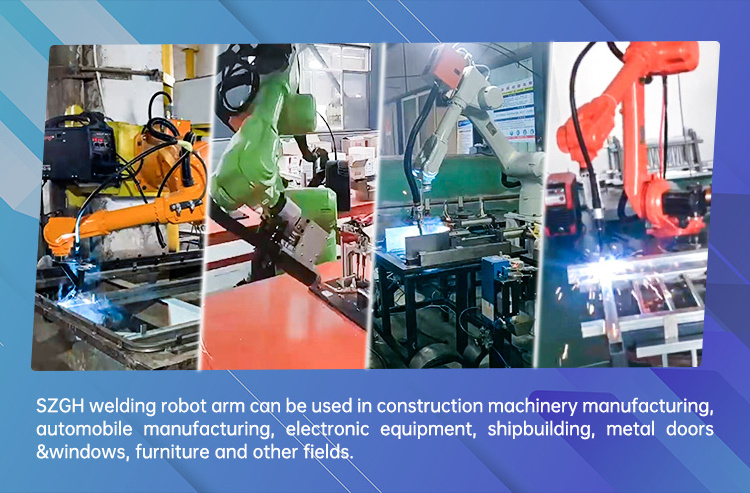 SZGH Newest best 6 Axis Armmanipulator robot arm kuka robot price 6 axis welding robot arm