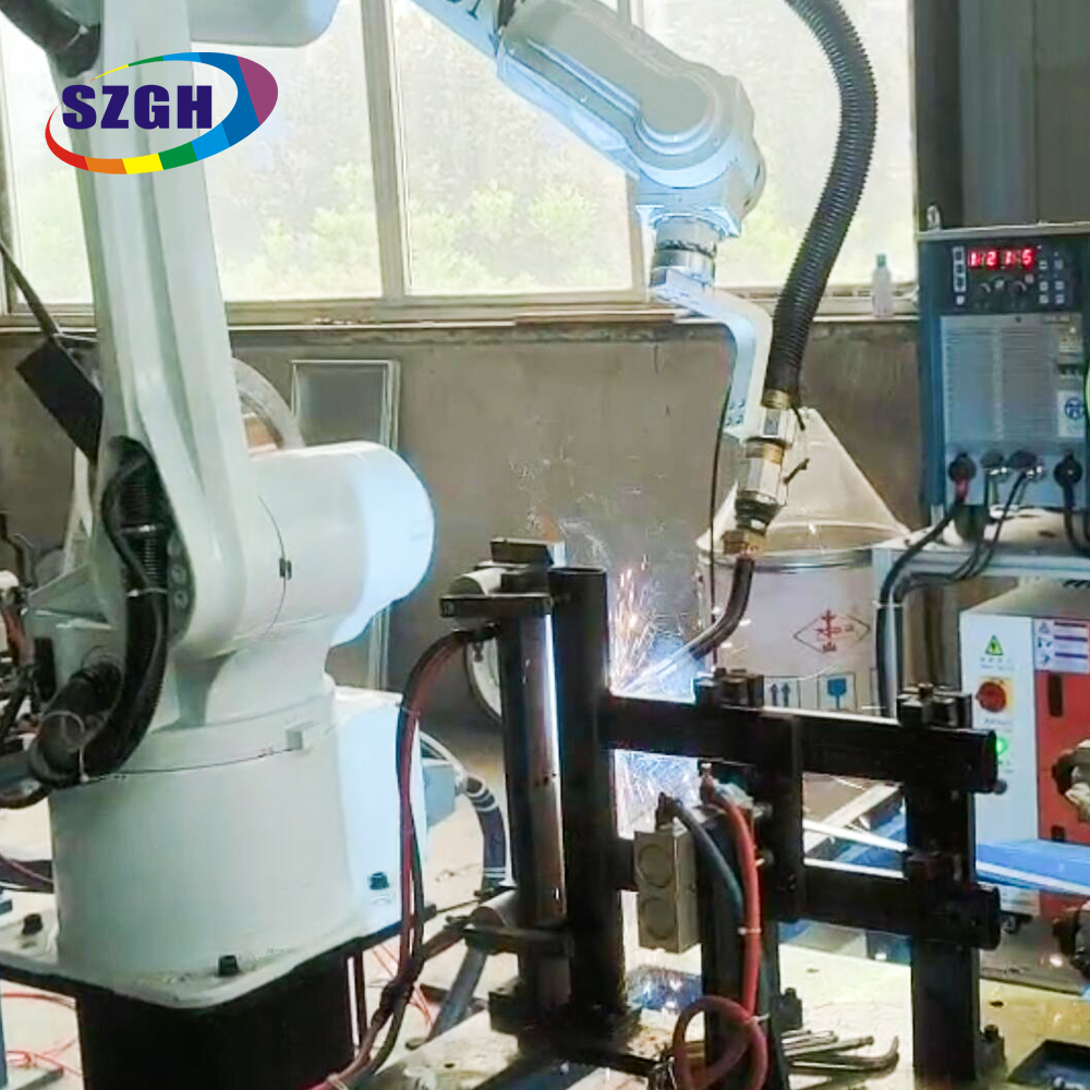 Automatic Manipulator 1500MM welding robot system price similar KUKA robot arm For stainless steel welding