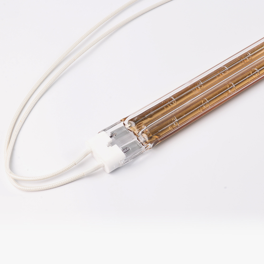 Gold Element Infrared 1KW 2KW  3KW 7KW Quartz Heating Tube Halogen Heating Lamp