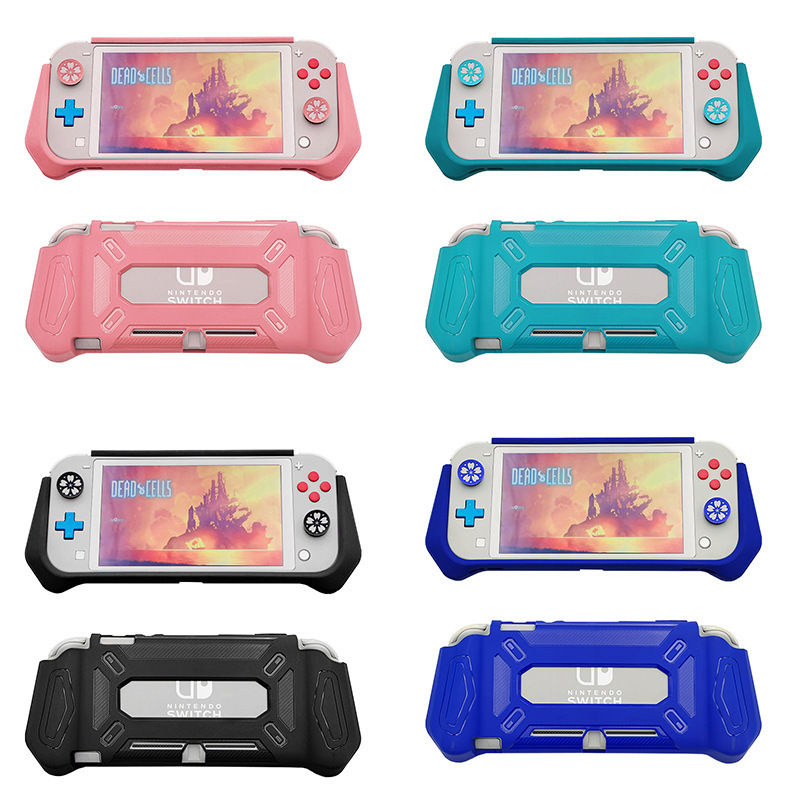 For Nintendo Switch Lite TPU Protective Case Storage Shell For Nintendo Switch Lite Console Half Wrap Cover