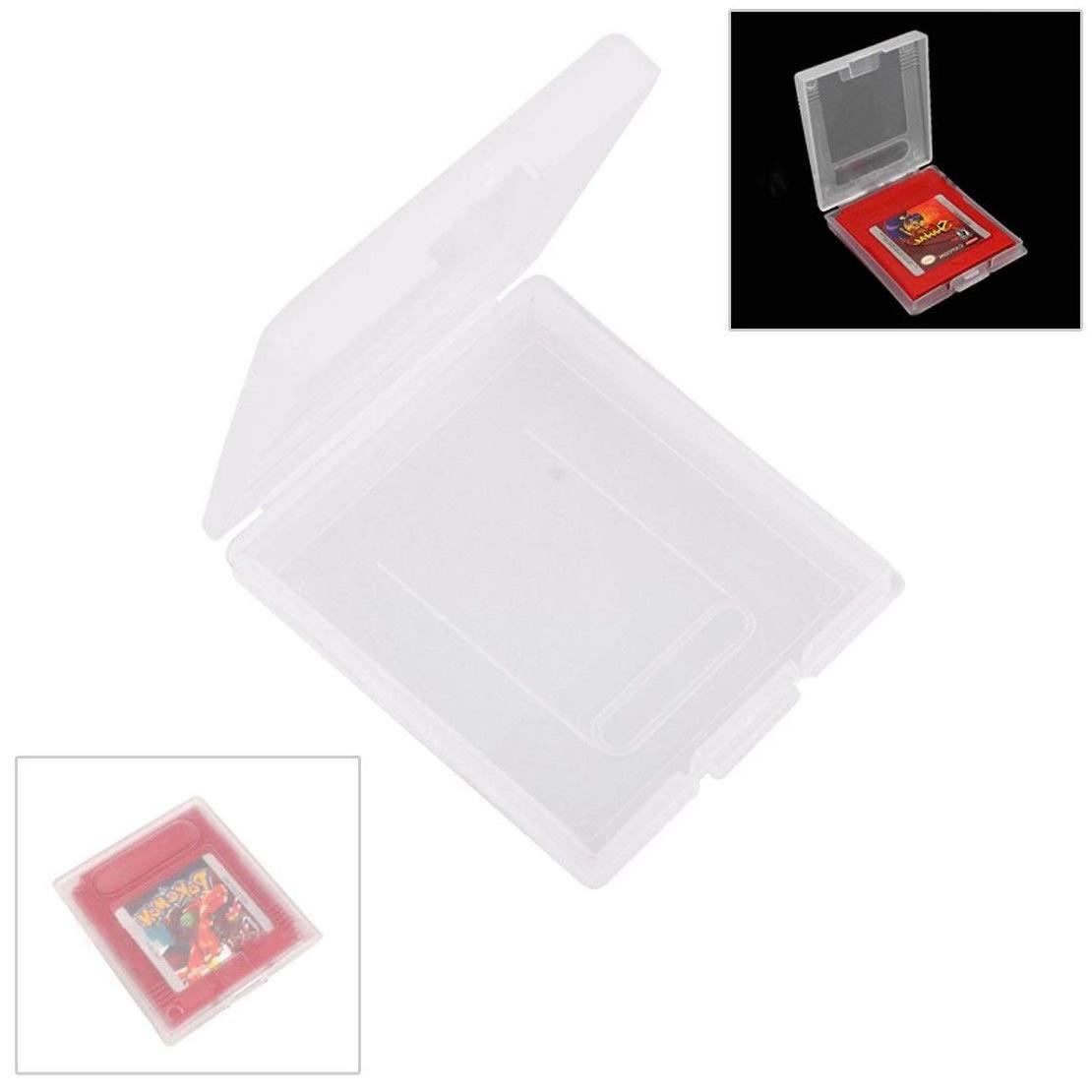 Plastic Case Protective Cover For Gameboy Clear White Game Card Shell Storage Box For GBC Cartridge Case