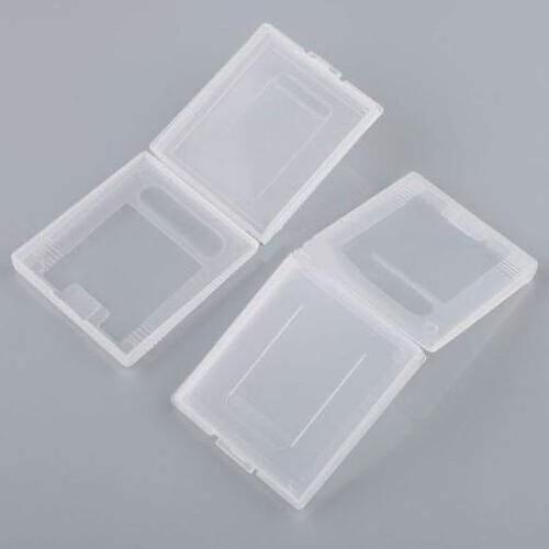 Plastic Case Protective Cover For Gameboy Clear White Game Card Shell Storage Box For GBC Cartridge Case