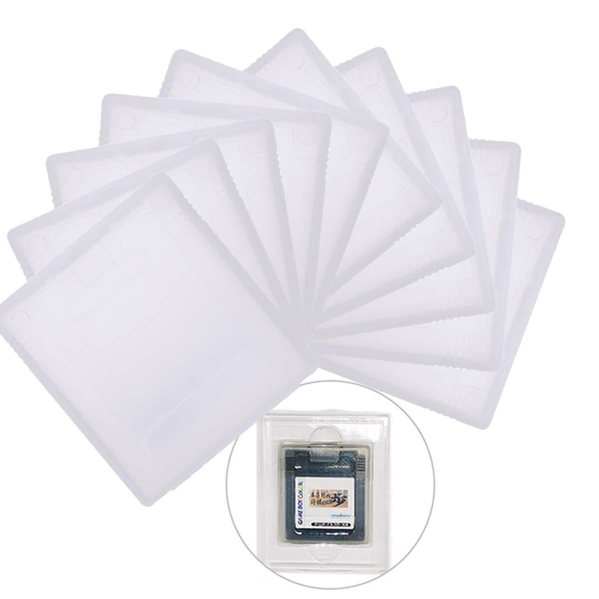 Plastic Case Protective Cover For Gameboy Clear White Game Card Shell Storage Box For GBC Cartridge Case