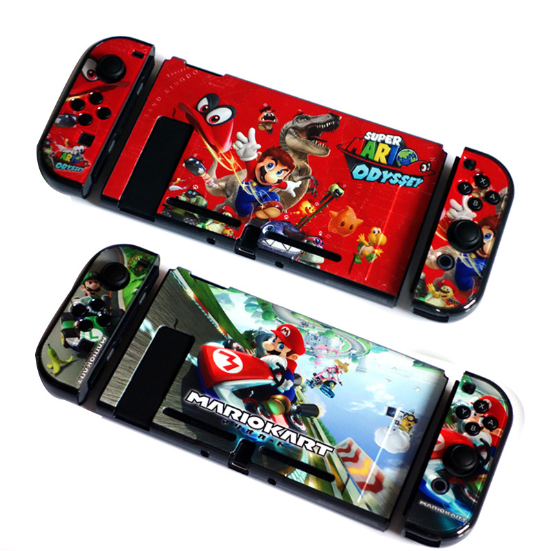 For Nintendo Switch Crystal Hard Cover Pattern Case Protective Skin For Nintendo Switch Console Cartoon Shell Case