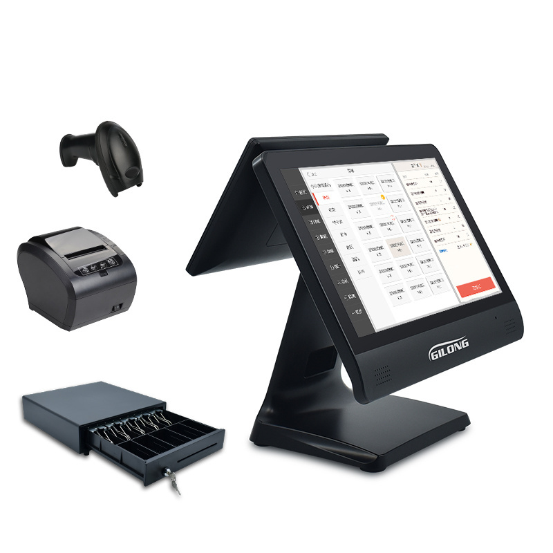 Pos System Retail Cash Register For Restaurant Supermarket Cashier Computer