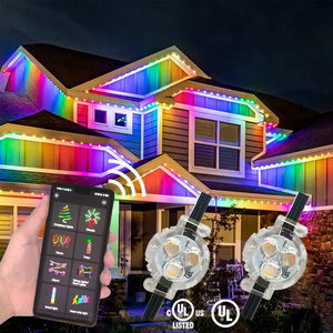 Pixel Lights Christmas Colorful House Eaves Light Decorative Lamp Ip68 Waterproof Permanent Pixel Soffit Light