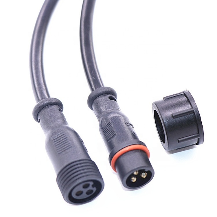 High Quality M6 M8 M10 M12 M16 M18 M20 Waterproof Connector 3 Pin 3 Core IP67 IP68 Female Male Plug LED Connector