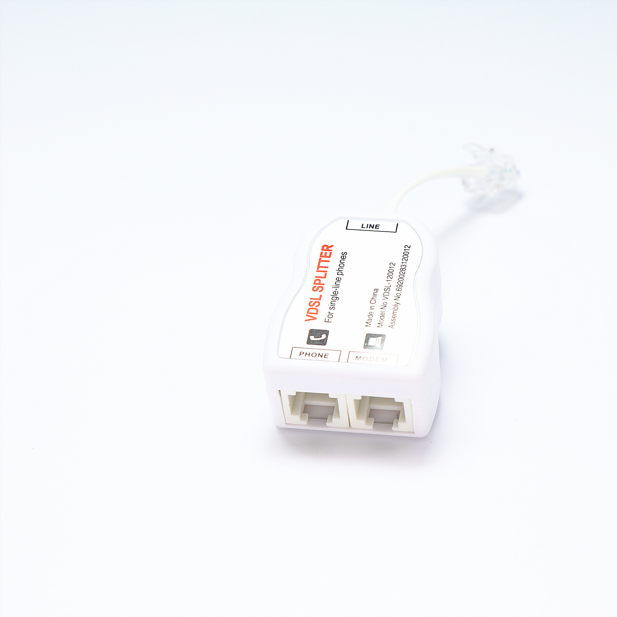 High Quality Telephone ADSL Splitter Phone VDSL Splitter With Line For Telecommunication