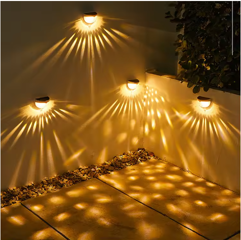 Outdoor Solar Garden Lights Waterproof Ground Stair and Landscape Aisle LED Walkway Light for Paths and Gardens