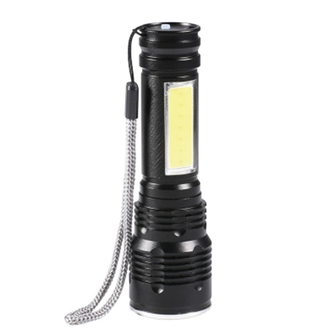 Helius P50 Waterproof LED Flashlight Strong Light USB Rechargeable Long Shot Multi-function Focus COB for Outdoor Use