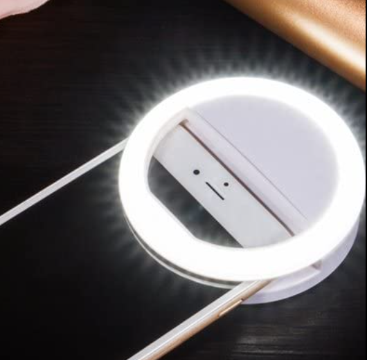 Rechargeable Led Selfie Ring Light Cell Phone Tiktok Ring Lamp For Selfie Phone Clamp Light