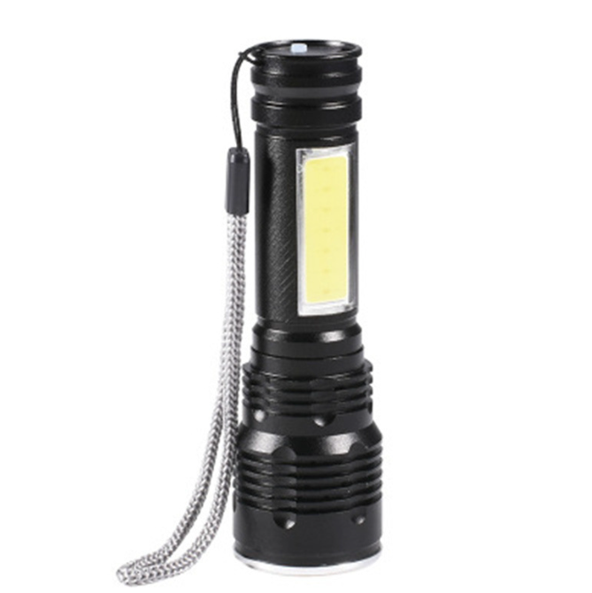 Helius P50 Waterproof LED Flashlight Strong Light USB Rechargeable with Long Shot Multi-Function Focus COB Outdoor Garden Use