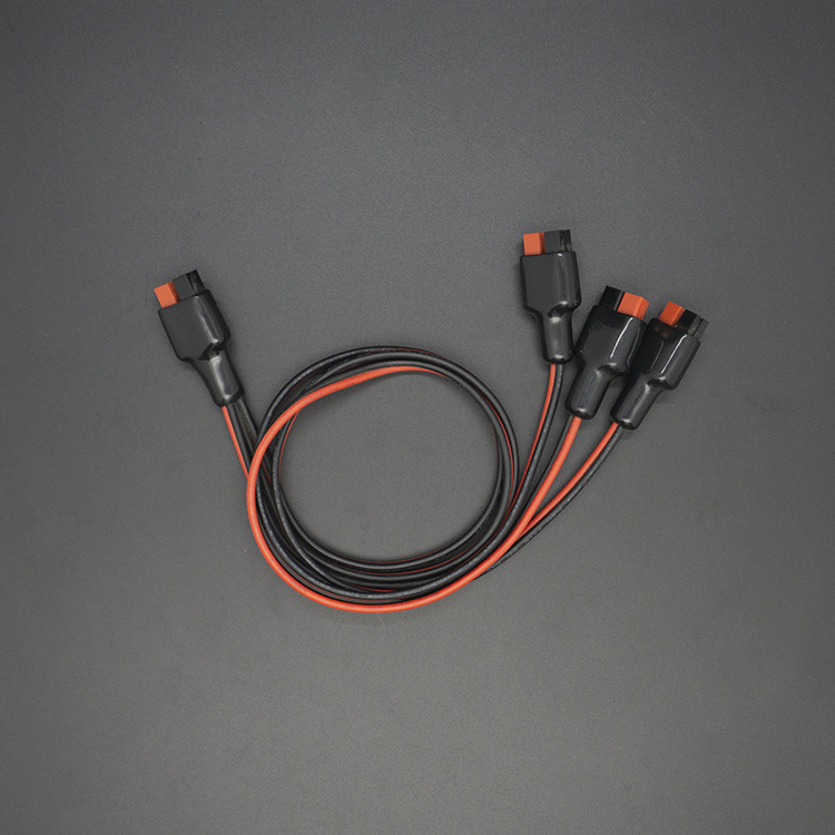 Factory custom high quality 3 to1 15-45A Anderson single pole connector pp15-45 plug 4pcs wiring harness