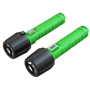 Brightest flashlights high power Waterproof IP68 3W 9000LUX magnetic charging big flashlights explosion proof flashlight