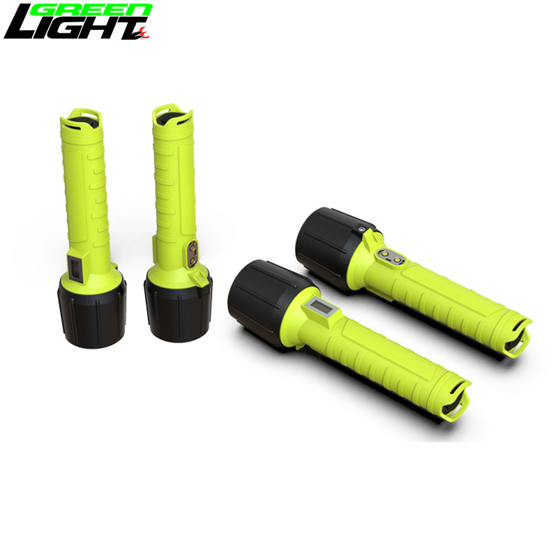 Brightest flashlights high power Waterproof IP68 3W 9000LUX magnetic charging big flashlights explosion proof flashlight