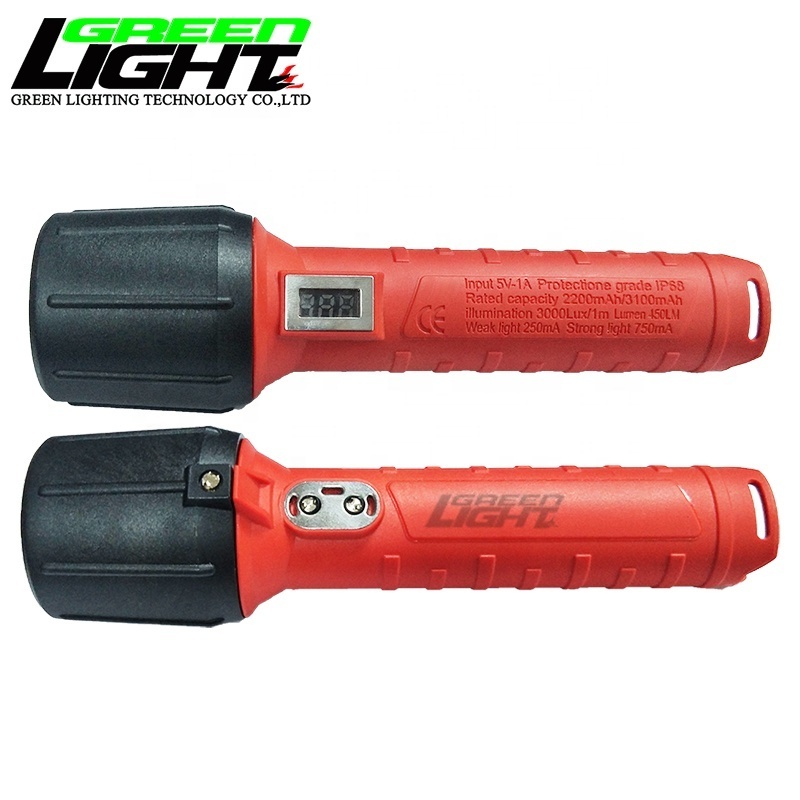 GLT Led Explosion Proof Flashlight High Power Heavy-duty body clip Led Anti-explosive Torch with SOS