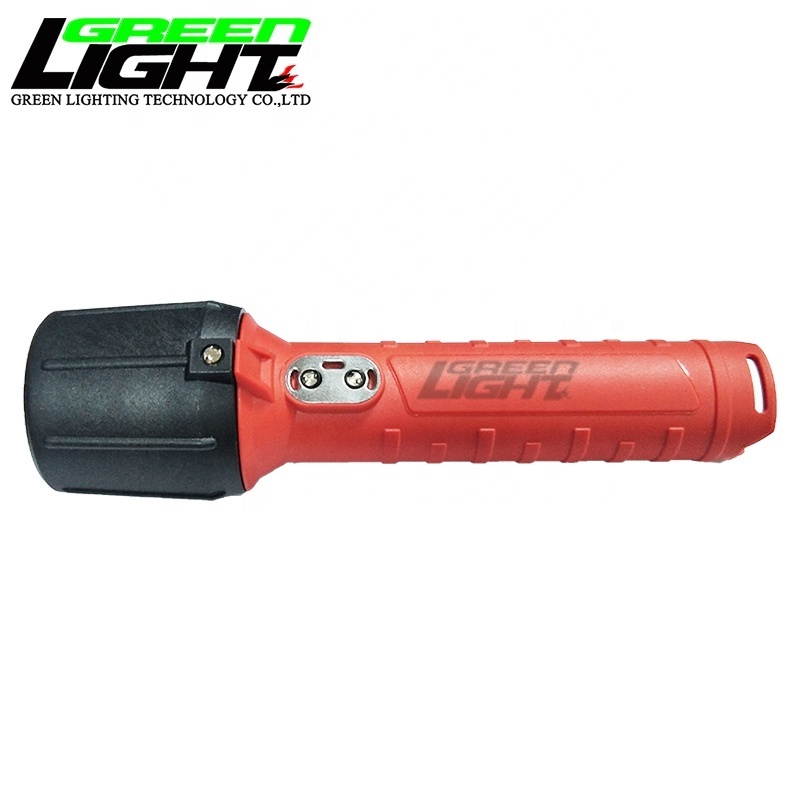 Intrinsically Safe Led Torch 6.4Ah 18650 Batteries Impact resistance Explosion Proof Flashlights For Industrial Using