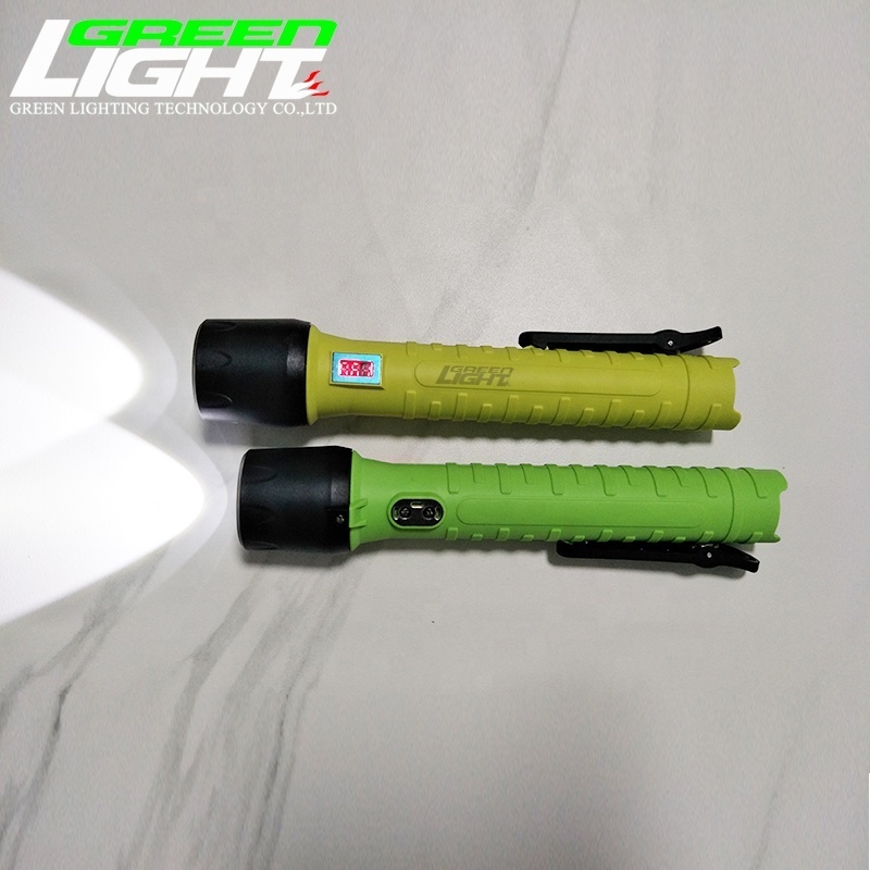 Factory Direct Led Torch High Lumen Usb Rechargeable LED Anti-explosive Flashlight IP68 With Battery status display