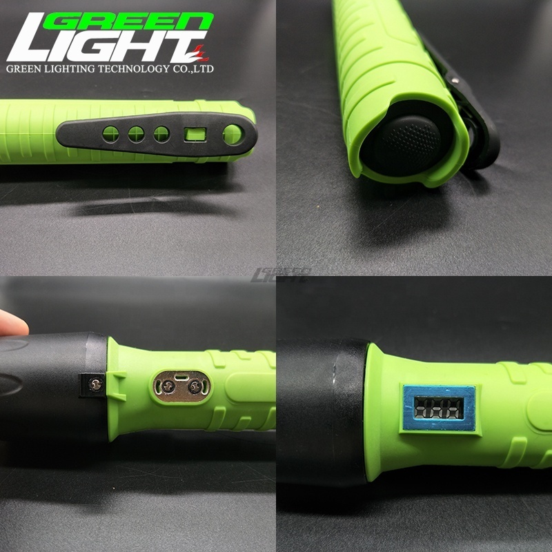 Hunting Search Torch Light Industrial Security Lighting Led Work Flashlights Support USB charging