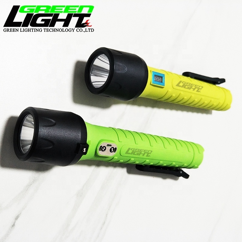 Factory Direct Led Torch High Lumen Usb Rechargeable LED Anti-explosive Flashlight IP68 With Battery status display