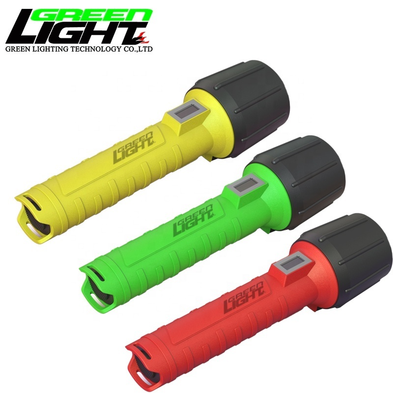 Intrinsically Safe Led Torch 6.4Ah 18650 Batteries Impact resistance Explosion Proof Flashlights For Industrial Using