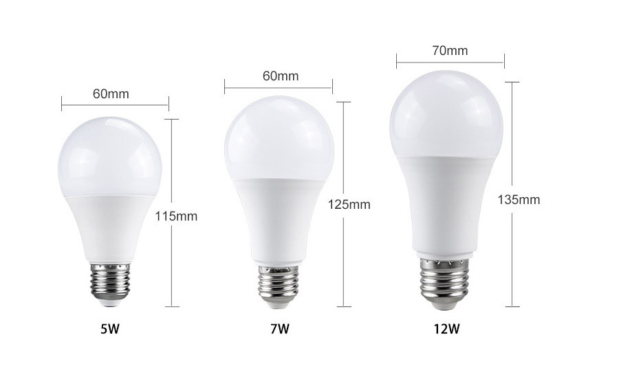 5w 7w Indoor Lighting E27 B22 Microwave Radar Induction Lamp AC 85-265V Motion Sensor Bulbs Smart Led Bulb