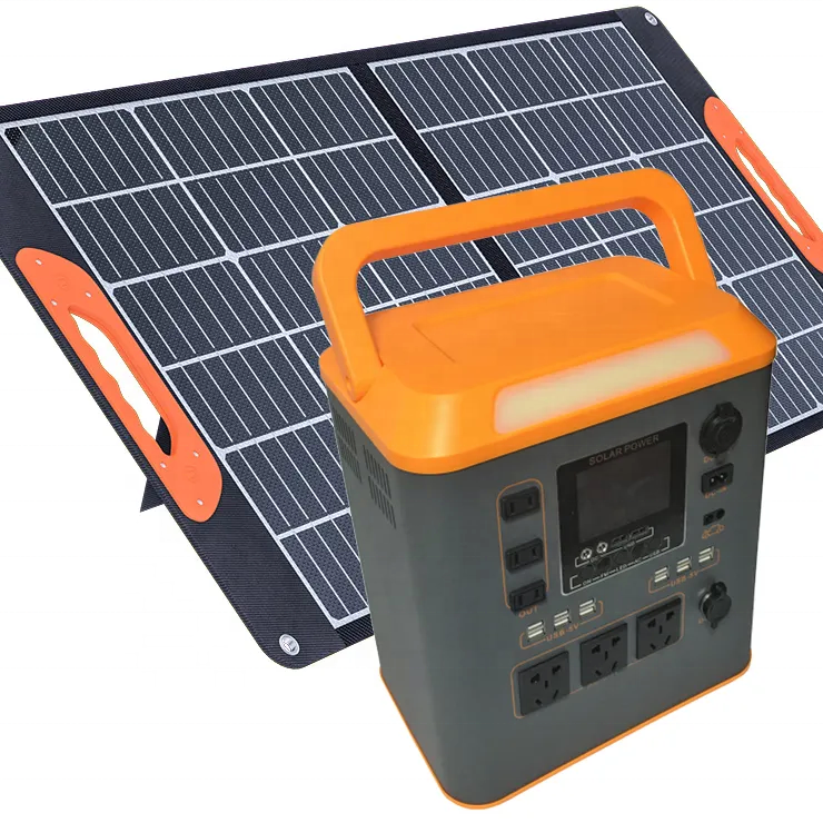 2000Wh 12V  24V Plug Tragbare Powerstation Outdoor Camping Solar Generator Portable Solar Power Station Wireless charging