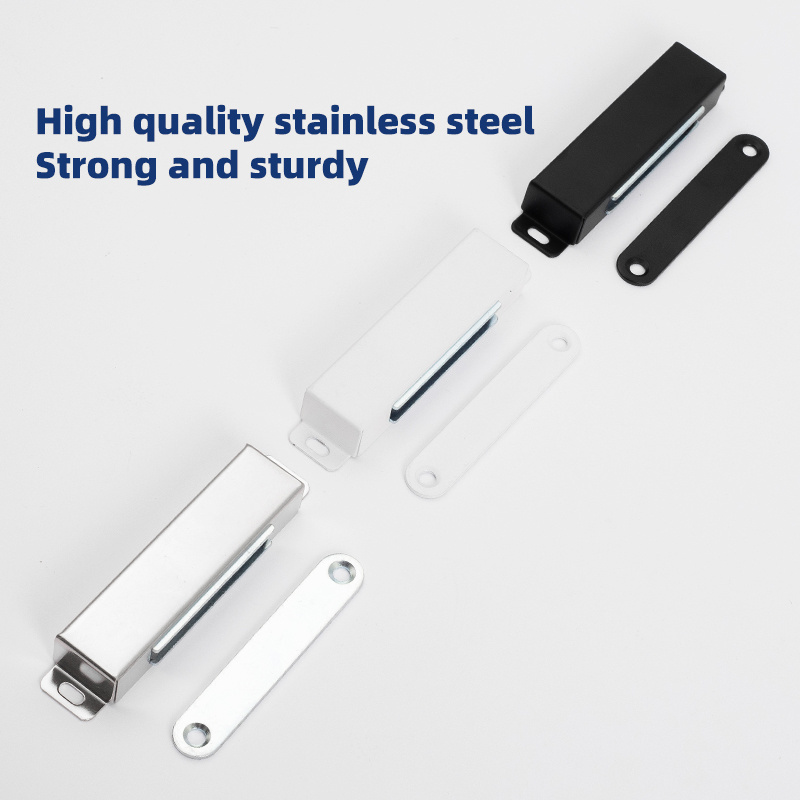 Magnetic Cabinet Door Catch Stainless Steel Cabinet Door Magnets for Cupboard Closet Closures Cabinet Door Drawer Latch