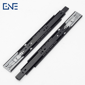 Custom Label 45mm Telescopic Rail Ball Bearing Drawer Runner Full Extension Drawer Slides