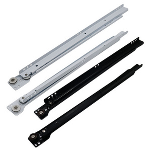 10" Powder Coated White Euro Style Drawer Slides for undermount cabinet