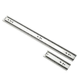 Side Mount Push to Open Locking Heavy Duty Drawer Slides Ball Bearing 45mm