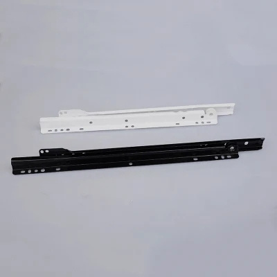 White Powder Coated Finish Drawer Slide Use in 12 14 16 Inch Deep Drawer