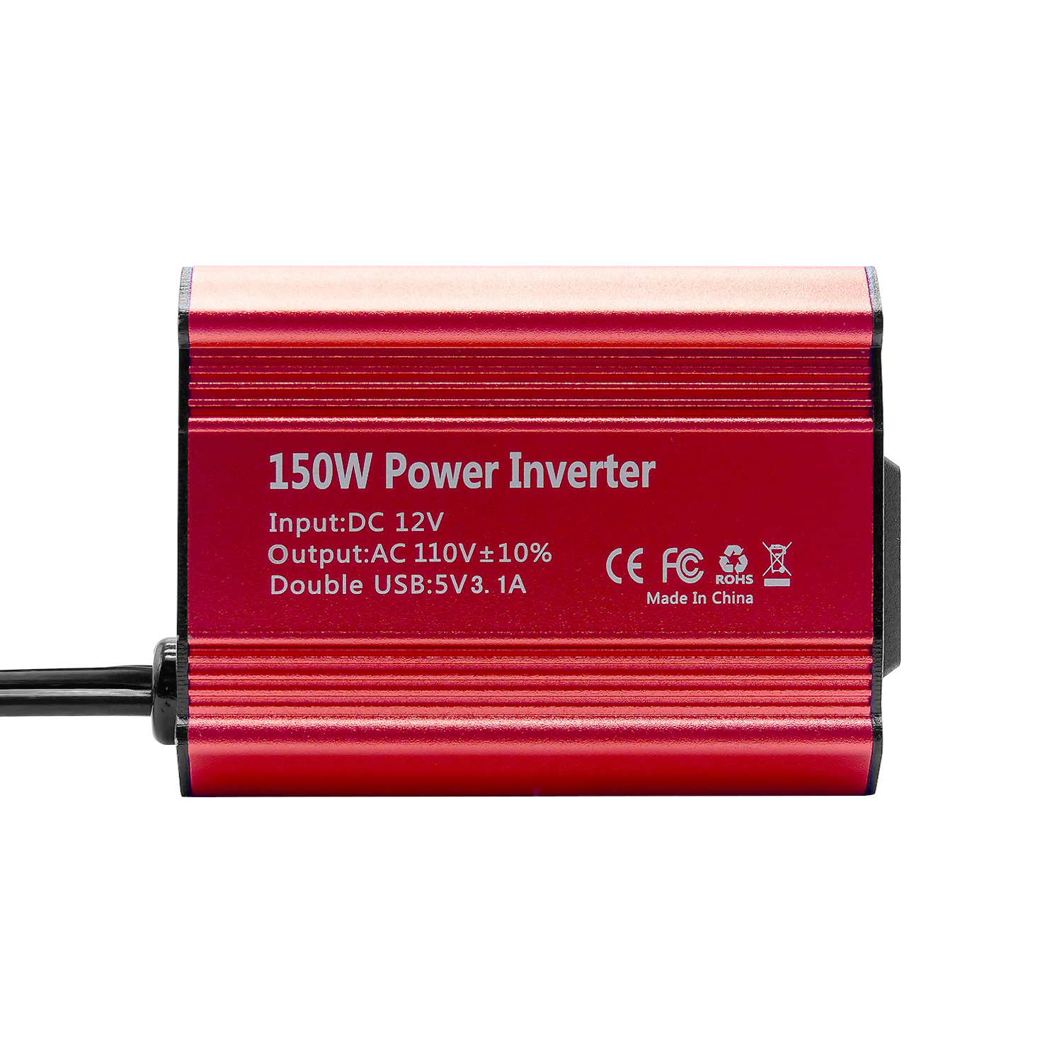 6500-150W(110)  Mini Inverter DC to AC or With 2.1a Double Usb Car Adapter