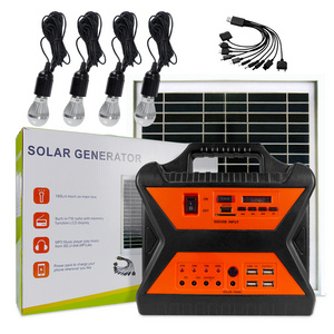 GCSOAR Portable  Solar System For Tv Fan Light With Solar Panel and Battery