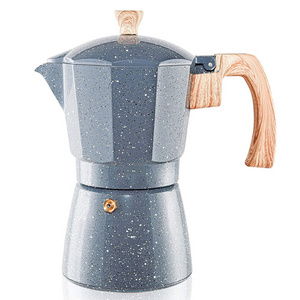 italian personalized small mini express tea maker stainless steel aluminum espresso coffee maker moka pot