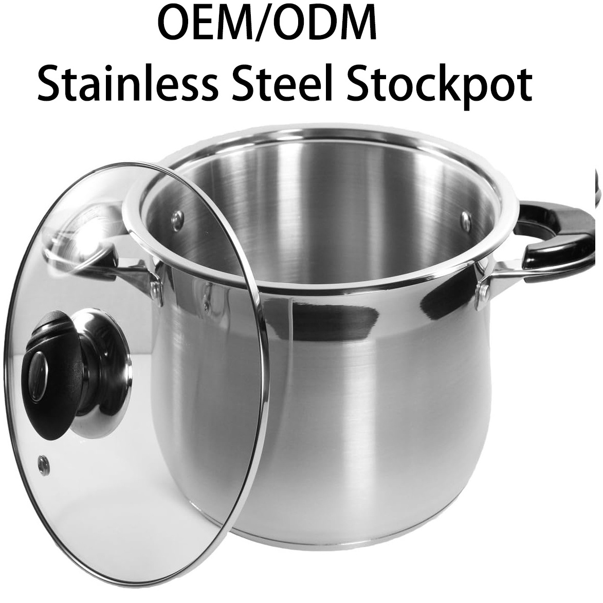 Commercial Kitchen Accessories Stock Pot With Spigot 304 Stainless Steel Heavy Duty Pot