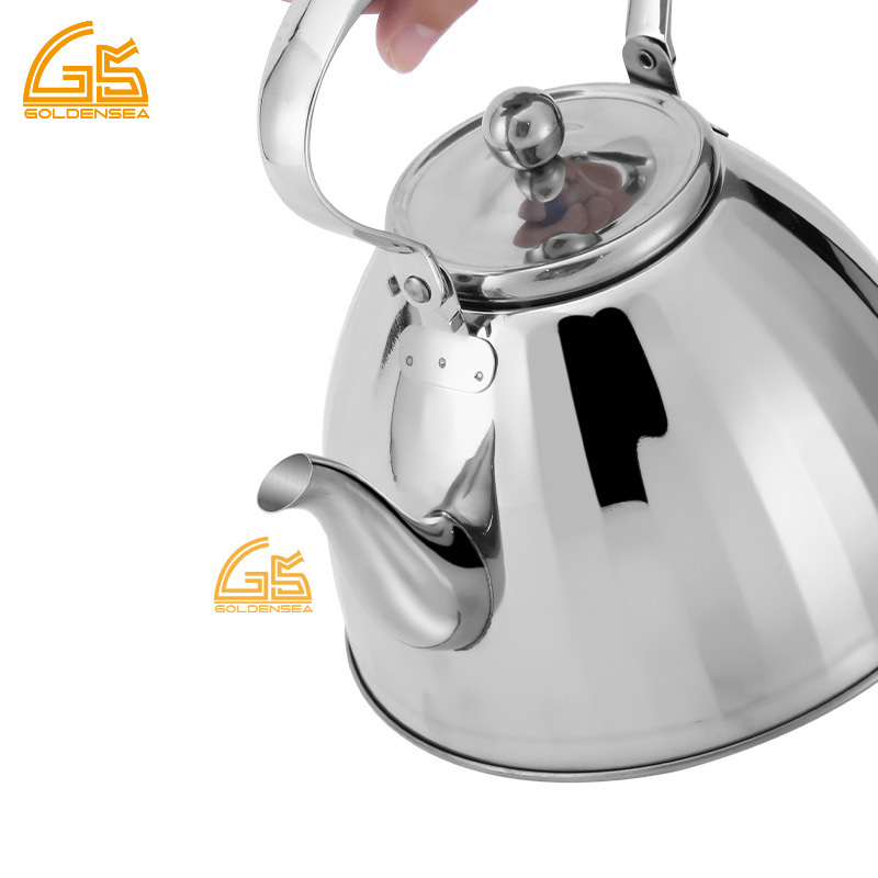 custom coffee and tea water kettle arab chinese metal stainless steel tea pots kettles for gas stove